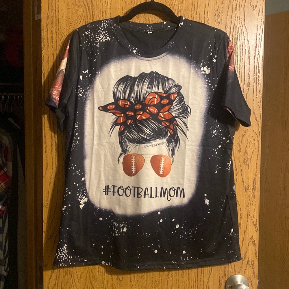 A football mom tee shirt